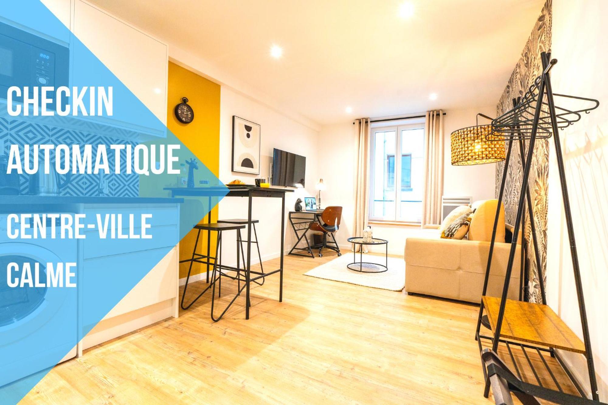 Studio - Self Checkin Automatique - Centre-Ville - Afrique Jouarre المظهر الخارجي الصورة